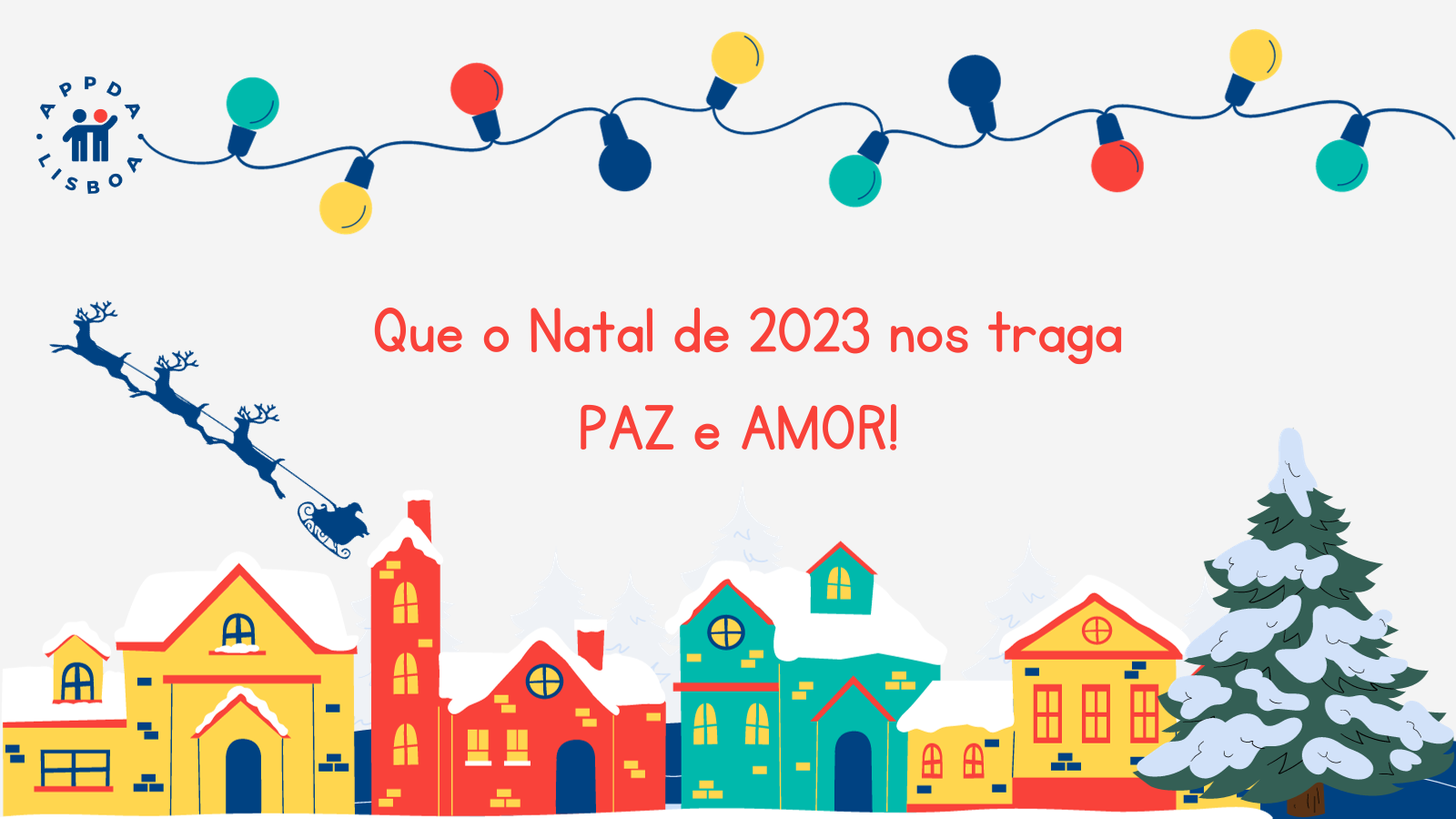 Que o Natal de 2023 nos traga PAZ e AMOR!